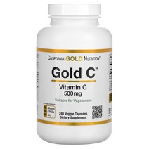 캘리포니아골드뉴트리션 Gold C 비타민C 500mg 240정, 500 mg, 240 개