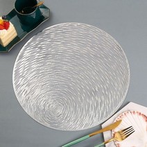 테이블 매트 히비스커스 라 꽃 Bronzing PVC 플레이스 매트 중공 절연 코스터 패드 테이블 그릇 홈 크리스마스 장식 내열성, C white