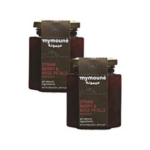 Mymoune 레바논 미무네 딸기 장미 꽃잎 엑스트라 잼 250g 2개 strawberry rose petals