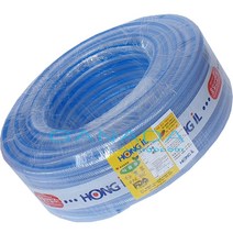 가나다용품 편사호스16mm 45M 세차호스 물호스 반투명내압호스 고무호스 내경16mm 길이45미터, 1개