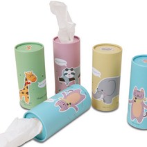 에버센스 동물 캐릭터 휴대용 캔티슈 4종 8개 1세트 _ 256589EA, 쿠팡 본상품선택