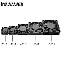 cpu 랩 휀 쿨러5015/4010/4020 12V 및 24V 냉각 터보 팬 브러시리스 3D 프린터 부품 2Pin 압출기 DC 쿨러, 03 3010 24V 20cm