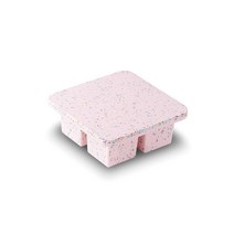 W&P 피크 아이스 워크 엑스트라 라지 큐브 트레이 4구 얼음틀, Speckled Pink