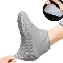 레인부츠 재사 가능한 라텍스 방수 레인 슈즈 빈티지 고무 커버 미끄럼 방지 실리콘 여성