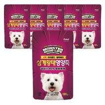 푸르미 강아지 몬스터 굿 라이프 영양죽, 삼계황태, 120g, 6개