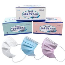 [케이솔루션] 수성 덴탈마스크 식약처허가 (2022년 최신상품), 블루 50매 2개, 블루, 2개, 50매입