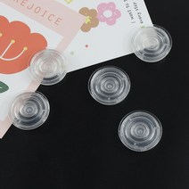 리리아트 투명 원형 스마트톡 공예 부자재 핸드폰 거치대, 50개
