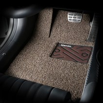 만도 와이드 볼륨쿠션 코일매트 확장형 1+2열, 블랙, 벤츠 E클래스 [5세대] F/L 2020.10~