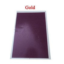CO2 섬유 레이저 마킹 조각 기계 새겨진 색종이 범용 사용 컬러 용지 39x27CM 12 색 옵션, 금, 크기 39x27cm