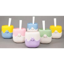 고양이 모래삽 보관함+ 모래삽 세트, 1.핑크