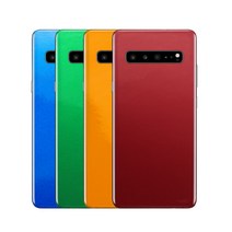 갤럭시 S10 5G 컬러 카멜레온 스킨 필름, CM1_라이징썬, 2_풀커버 절개형