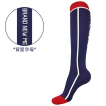 쿠션짱짱한 여성용 패션 등산 양말 발목보호 쿠션양말 장목양말 런닝양말 하이킹 스포츠양말, 프리사이즈, 나이트 블루(한 켤레)