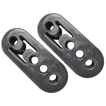 2pcs 차량 배기 고무 행거 4 홀 절연 괄호 부싱 머플러 충격 흡수 장착 고밀도 마운트, 2개