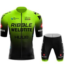 HUUB 사이클링 저지 세트 남성용 의류 여름 반팔 MTB 바이크 슈트 자전거 남성복 싸이클링, [12] Bib short suit
