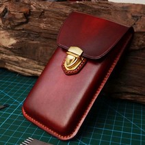 가죽 펜 케이스 필통 소가죽 탈착식 수제 대학생 펜