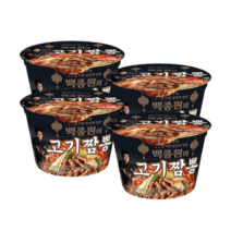 백종원의 고기짬뽕 105g, 백종원의 고기짬뽕 컵라면 4개