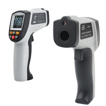 950도 방사율 조정형 적외선 온도 측정기 산업용 열체크기 불판 레이저, 1개