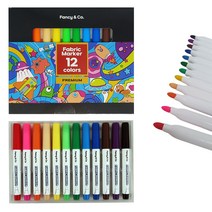 팬시앤코 패브릭마카 12색_미술 학교 납품용