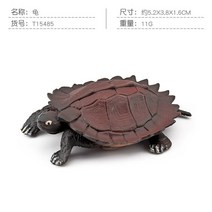 거북이어항 반수생거북이 수족관 사육장 미니어처 바다 생활 녹색 거북이 장식품 동물 작고 귀여운 모델 장식 액세서리 피규어 장난감null, X