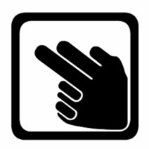 [KT알파쇼핑]자동차 방범 경고 큐브 스티커 2컬러, A타입-화이트_W7981AA