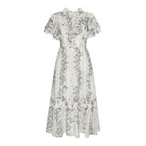 베스띠벨리 22S/S 쉬폰 숄더 레이스 롱 원피스 BEO2523IVP