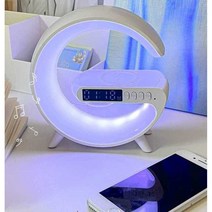 무선 충전기 스마트폰 블루투스 스피커 무드등 여친 선물, 표준형