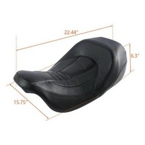 할리 투어링 일렉트라 글라이드로드 킹 스페셜 클래식 CVO 20092022 용 오토바이 2 인용 시트 백 레스트, CHINA, A-Black Driver