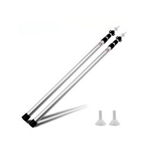 Ultalight-휴대용 사이클링 텐트 1-2 인용 이중 방수 모기 차양 해변 야외 캠핑 관광 천막, 02 1 pair Poles