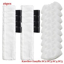 청소기부품 Karcher Easyfix SC2 SC3 SC4 SC5 스팀 청소기 마이크로파이버 걸레 패드 예비 부품 헤드 액, [22] Set-22