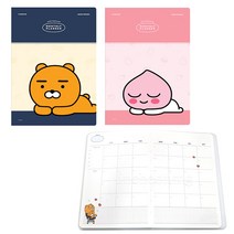 5500 카카오프렌즈 먼슬리 플래너 월간플래너, 어피치