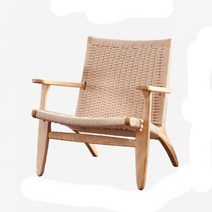 데이베드 야외의자 북유럽 소파 의자 가정용 의자 안장 의자 단단한 나무 발코니 짠 의자 야외 소파 의자, rope with handrail