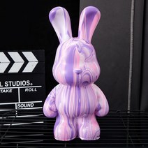 플루이드페인팅 토끼장식세트 DIY 플루이드아트 액체페인팅키트 세트 푸어링아트, 토끼 + 화이트 + 연분홍 + 보라 + 도구세트