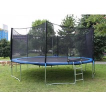 에어보드 에어로빅 강화 보호망 실내외 트램펄린, 직경 8피트 2.44미터