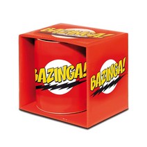 빅뱅이론 굿즈 바징가머그컵/쉘든쿠퍼 Big Bang Theory Bazinga 너드미 레드