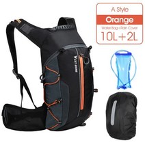노트북백팩 WEST BIKING-자전거 물가방 10L 휴대용 방수 도로 사이클링 가방 야외 스포츠 등산 파우치 수화 배낭 직장인 캠퍼스백팩, CHINA, 17 Orange 3pcs Set