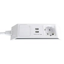 네모탭 USB 일반2구 일반충전 A타입 멀티탭, 1.5m, 1개