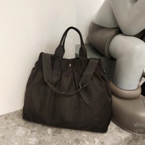 여성 토트백 크로스백 데일리 여행가방 주름 숄더백