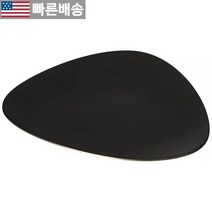 [알레시 정품] Alessi Colombina 22.9cm x 19.4cm (9인치) 찻잔 블랙 멜라민 6개 세트 619709, Black