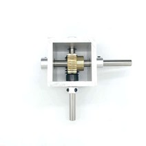 베벨기어 박스 웜 기어 감속기 소형 기어 90도 직각, 1-10 입력축 8mm 출력축 8mm