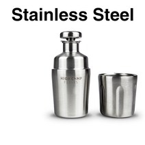 파이어 라이트 375ml 플라스크 텀블러 아웃도어 캠핑 아웃도어, StainlessSteel
