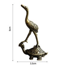 황 금 두꺼비 금전운 돈 들어오는 개업 선물 삼족 풍수 중국어 개구리 풍수 행운의 재산 홈 오피스 장식 탁상 장식품, 3.3x6cm