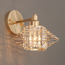 LED 뉴스타 벽등 골드 글라스 크리스탈 갓등 벽조명 벽부등 인테리어 거실 갤러리 조명, 열심아빠 본상품선택