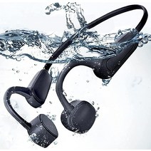 IKXO 수영 골전도 헤드폰 방수 Mp3 플레이어 오픈 이어 무선 이어버드 16G 스포츠 이어폰 블루투스 포함 달리기 다이빙 수상 체육관 스파 수중 364468, Z-BLACK-8H music time