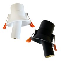LED COB 10W 3인치 스틱 매입등 원통 플리커프리 코브 인테리어, 4000K 주백색(아이보리빛), 화이트