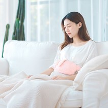 소싱 웜베이비 온열복대 / 온열찜질기 온열패드 발열복대 배 허리 복부 전기 찜질, 그레이-베이비볼 (보조배터리 포함)