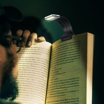 휴대용 전자키 복사기 분리형 유연한 클립 휴대용 LED 독서 책 빛 킨들 전자 리더 라이트에 USB 충전식 램, 한개옵션0