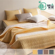 시원 여름 시어서커 냉감 소재 국내생산 이불 패드 세트 S