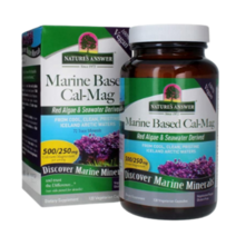 네이쳐스앤서 수산화 마린 마그네슘 칼슘 120 베지 캡슐 Magnesium, 1개, 120개