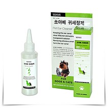 쏘아베 귀 세정제 120ml 강아지 고양이 귀청소 피부병 귀진드기 귓병 귀냄새 귀지 애견
