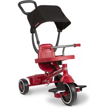 에이블 트라이크 라디오 플라이어 페달 및 푸시 4-in-1 Stroll N Trike 빨간색 세발자전거 1-5세 유아용아마존 독점 유아용 자전거